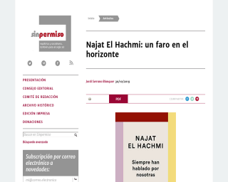 Najat El Hachmi: un faro en el horizonte