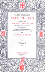 Isabel de Villena. Vita Christi
