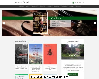 Página oficial de Jaume Cabré