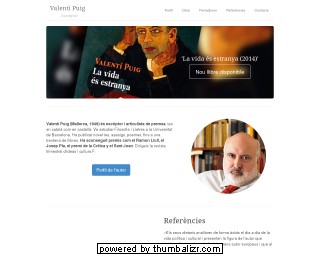 Pàgina personal de Valentí Puig