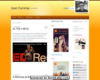 Pàgina oficial de Joan Carreras