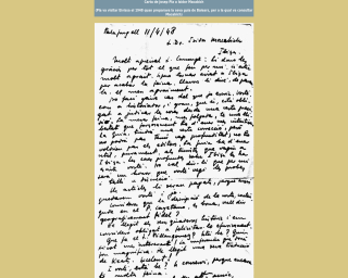 Carta de Josep Pla a Isidor Macabich