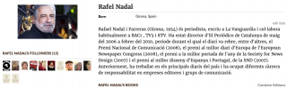 Rafel Nadal en Goodreads