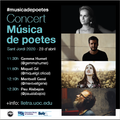 Concert Música de poetes | Sant Jordi 